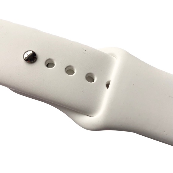 5/$20 NEW WHITE Silicone Sport Band Apple Watch 44/45/49 mm S/M - Picture 4 of 9